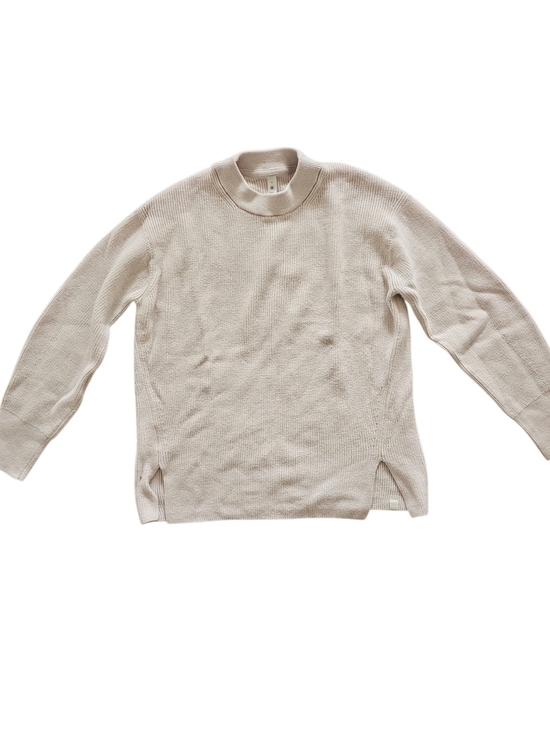 lululemon athletica Sweaters - Lululemon Athletica Cream Crewneck Pullover Sweater Size 6